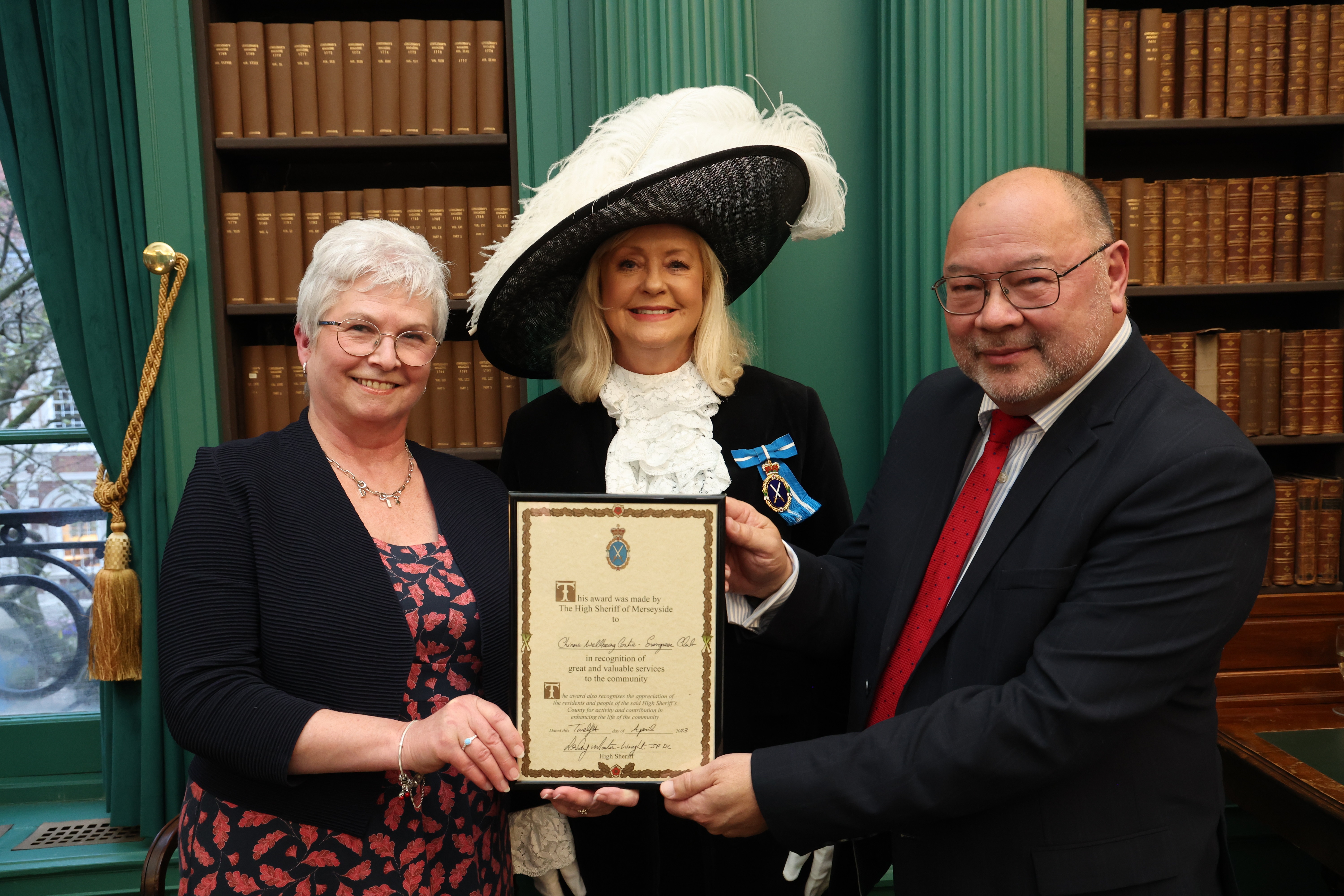 Chinese Wellbeing Receives High Sheriff of Merseyside Award