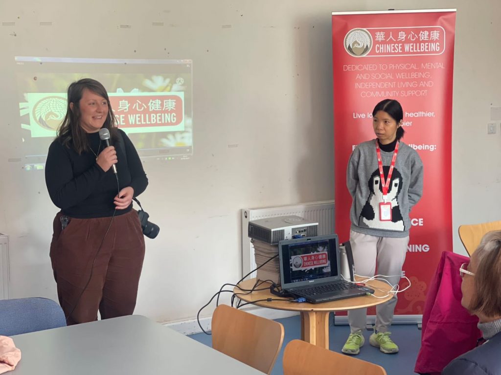 Emma gives opening speech for the Good food our food event at the Tea House 24042023